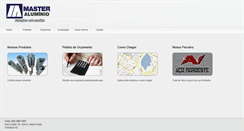 Desktop Screenshot of masteraluminio.com