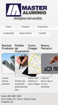 Mobile Screenshot of masteraluminio.com